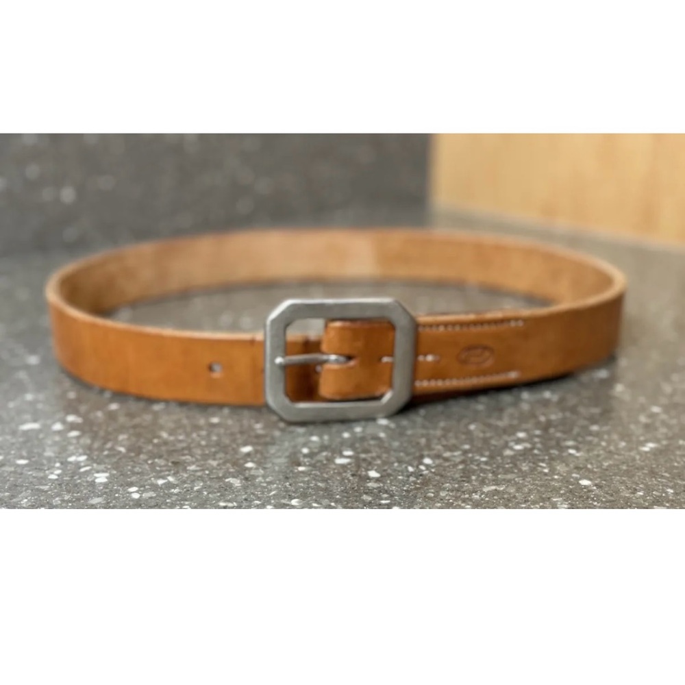 **SOLD Men's Genuine Leather Belt, 1  3/8" width, Handmade by Amish Saddlemaker